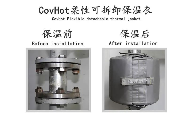 COVHOT?柔性可拆卸式<a href=http://m.z833.cn/e/tags/?tagname=%E4%BF%9D%E6%B8%A9%E8%A1%A3 target=_blank class=infotextkey>保溫衣</a>,蒸汽系統節能,節能保溫